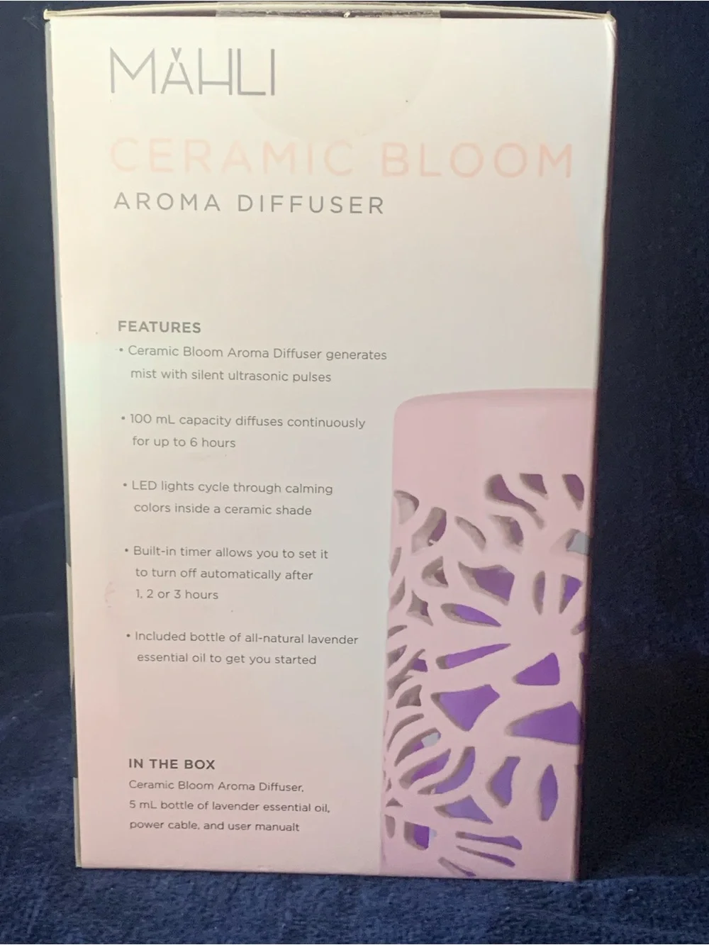 Mahli Ceramic Bloom Aroma Diffuser - Pink